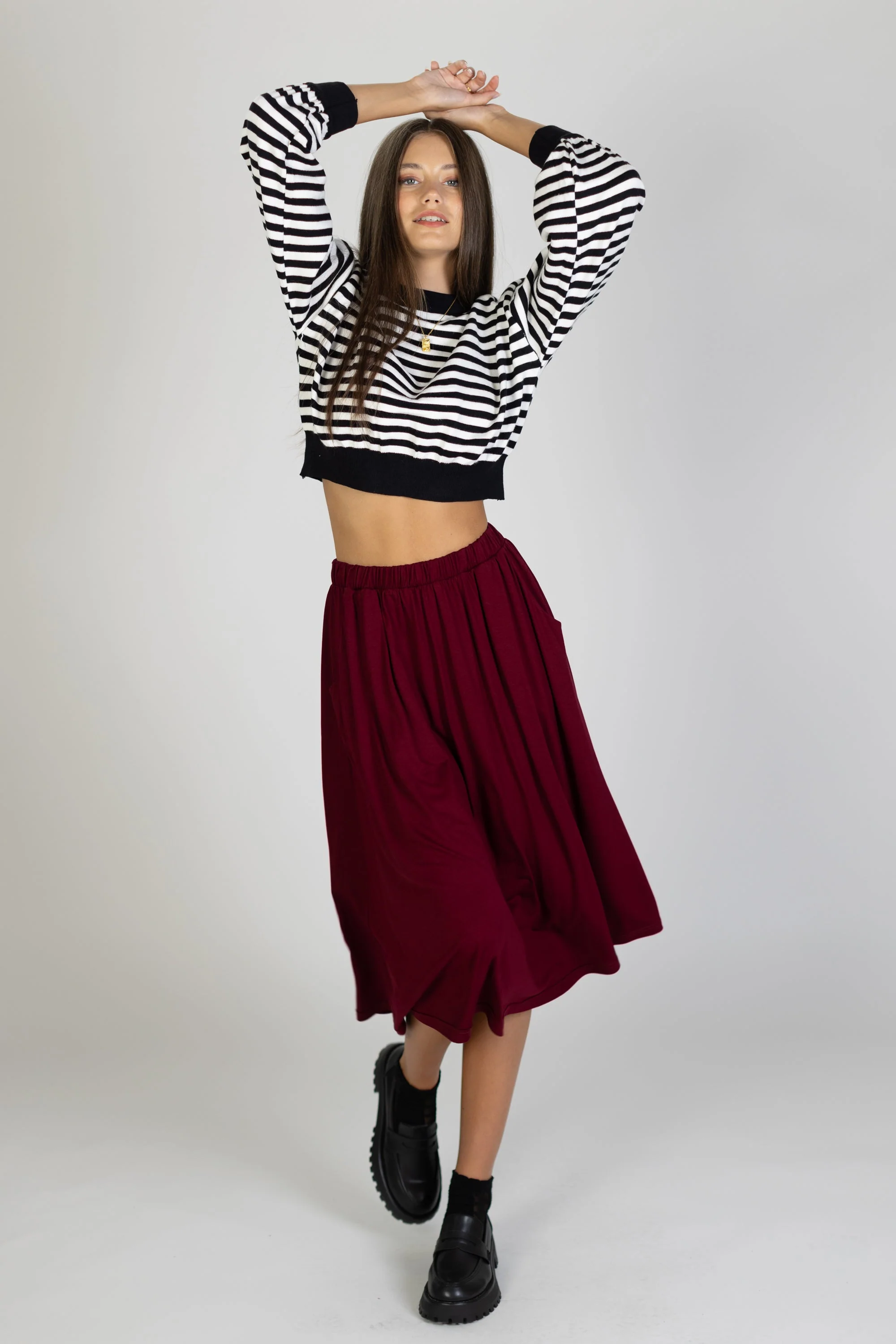 Skirt Serena Wine Red - Image 2