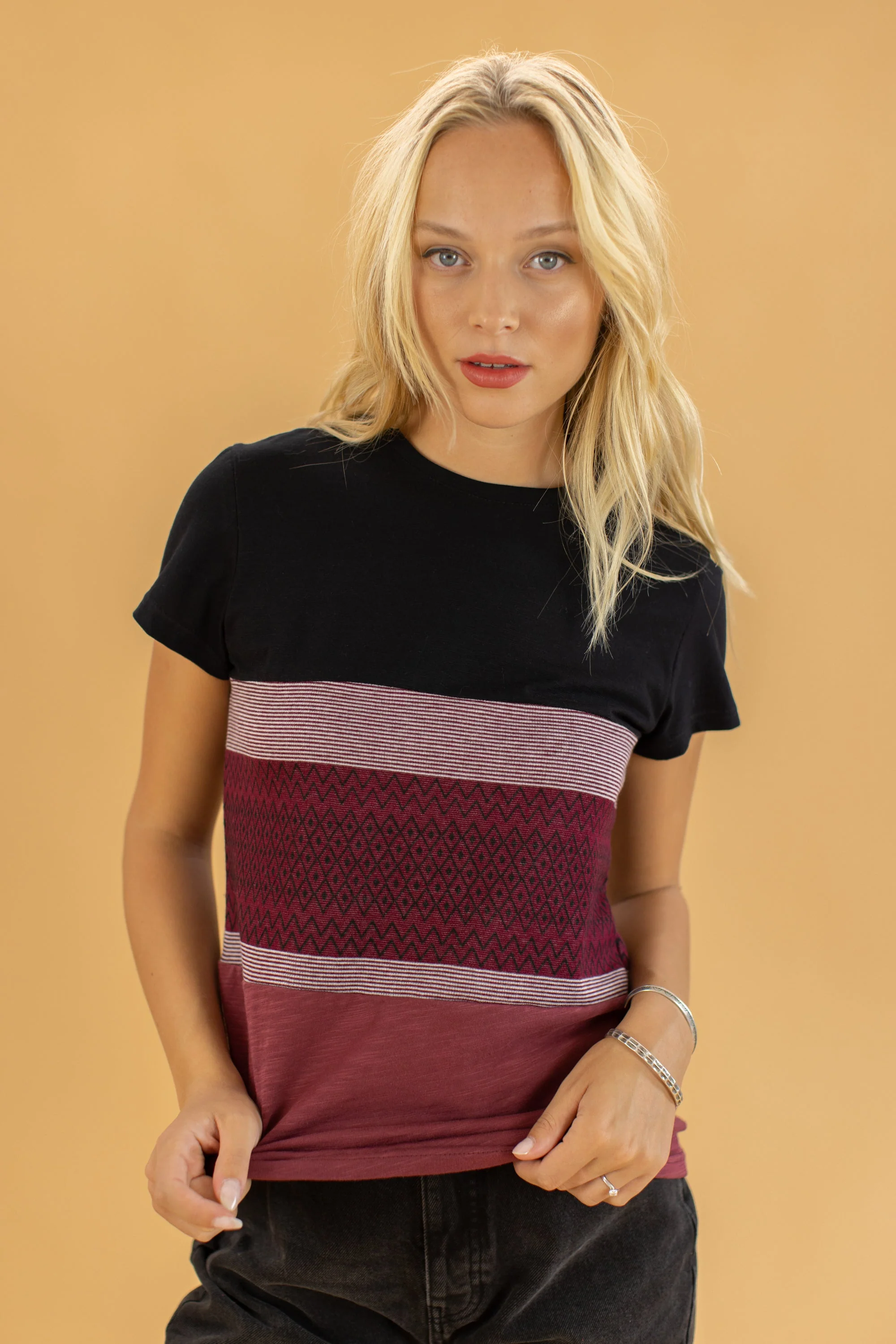 Top Mia Aztec Raspberry - Image 4